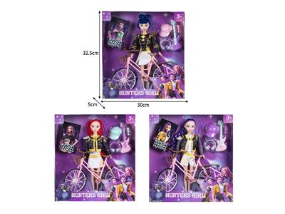 11.5寸实身11关节K-POP猎魔女团娃娃带配件 - OBL10464555