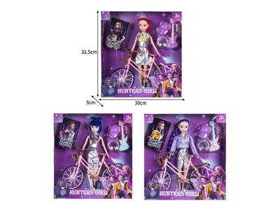 11.5寸实身11关节K-POP猎魔女团娃娃带配件 - OBL10464557