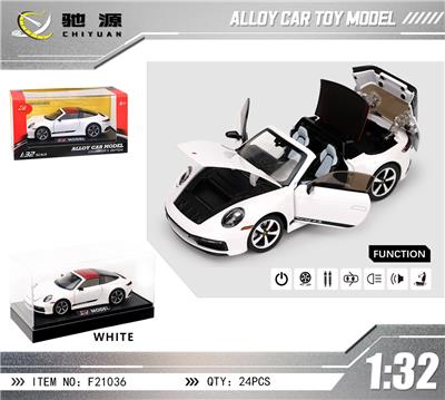 1:32 保时捷 911Targa 白 - OBL10465940