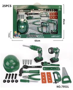 窗盒电动工具套装
（带灯光，AA4粒，无包电，25PCS) - OBL10466088