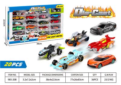 1:64滑行合金车（20只） - OBL10466269