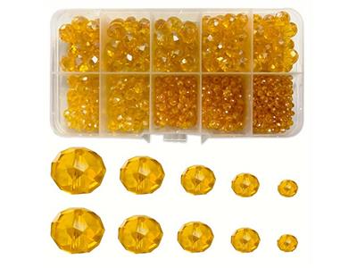 3/4/6/8/10mm水晶珠+线（10格） - OBL10466464