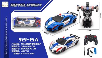 1：14（2.4G)兰博基尼警车一键变形 带声音，灯光（白、蓝） - OBL10467036