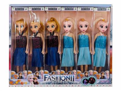 11寸空身冰雪短裙女孩二款混装(12PCS) - OBL10468968