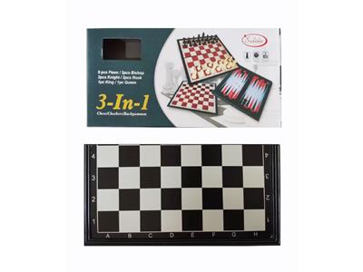 带磁性中号三合一国际象棋 - OBL10470939