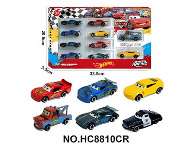 风火轮1:64合金车汽车总动员10只装 - OBL10471445
