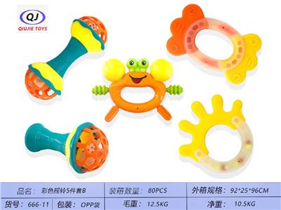 彩色摇铃5件套B - OBL10471547