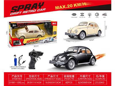 2.4G喷雾甲壳虫声光漂移遥控车包电 - OBL10473047