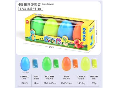 4色30g恐龙蛋装 - OBL10474421