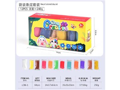 12色20g袋装彩泥
彩盒包装 - OBL10474424