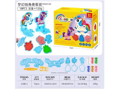彩泥玩具-独角兽 - OBL10474438