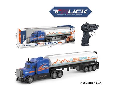 1：16四通2.4G遥控拖头油罐车 - OBL10474897