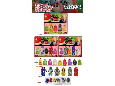 3.5-4.5寸愤怒小鸟 5只卡装 - OBL10475686