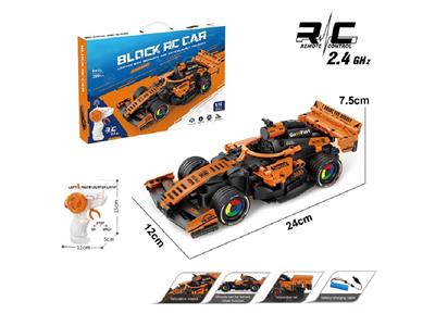 1:16 DIY拼装积木遥控车-F1赛车-迈凯伦                （颗粒数：390pcs） - OBL10478004