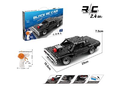 1:16 DIY拼装积木遥控车-道奇-战马                （颗粒数：429pcs） - OBL10478006