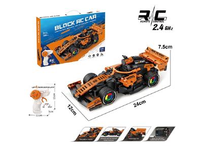 1:16 DIY拼装积木遥控车-F1赛车-迈凯伦                （颗粒数：390pcs）不包电 - OBL10478012