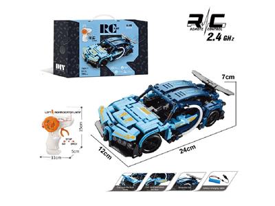 1:16 DIY拼装积木遥控车-布加迪         （颗粒数：395pcs） - OBL10478020
