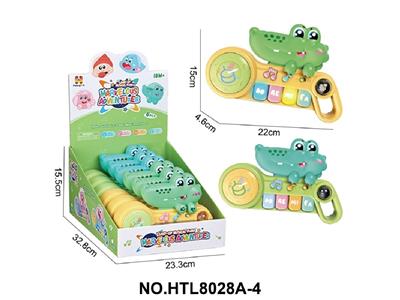 益智婴幼儿童早教乐器鳄鱼音乐电子琴
（产品采用UV印） - OBL10479804