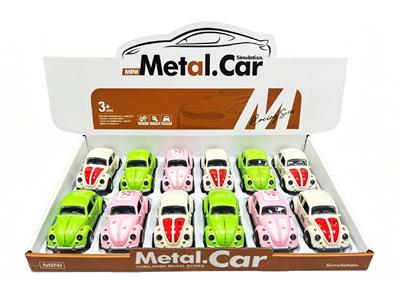 展示盒12只装/合金车模回力三开门 - OBL10479812