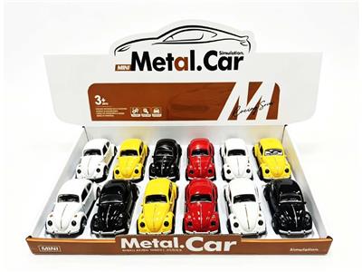 展示盒12只装/合金车模回力三开门 - OBL10479814