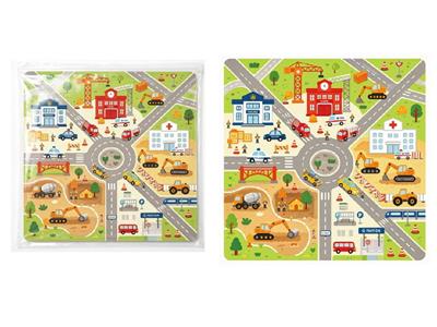 城市消防警察挖掘机地图
无纺布，
加厚耐压耐皱
 - OBL10479841