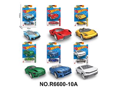 1:64风火轮合金6款片装（赛车，跑车） - OBL10479872