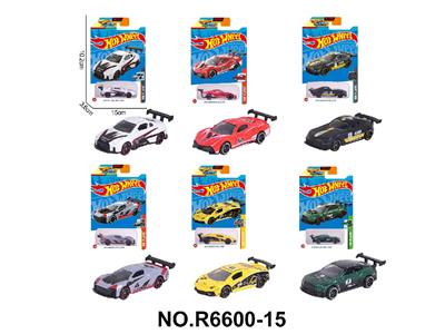 1:64风火轮6款合金车片装（赛车，跑车） - OBL10479877