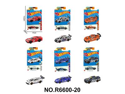 6款1:64风火轮合金肌肉车，赛车片装 - OBL10479882