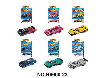 6款1:64风火轮赛车，跑车合金车片装 - OBL10479885