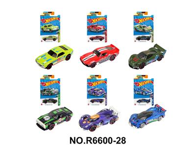 6款1:64风火轮赛车，跑车合金车片装 - OBL10479890