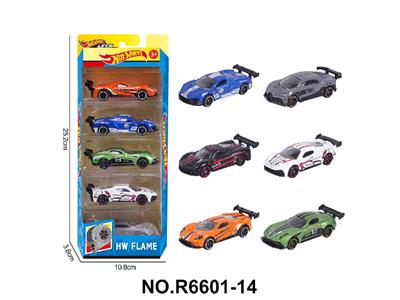 1:64风火轮合金6款5只装（赛车，跑车） - OBL10479907
