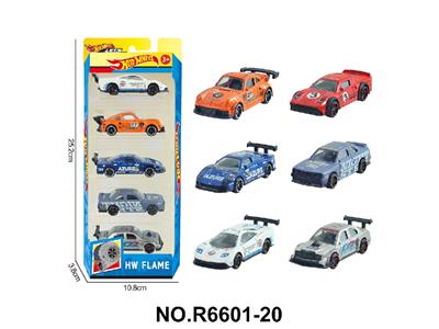 6款1:64风火轮合金肌肉车，赛车5只装 - OBL10479913