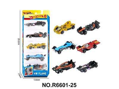 6款1:64风火轮F1赛车合金车5只装 - OBL10479918