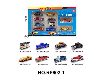 8款1:64风火轮合金老爷车10只装 - OBL10479924