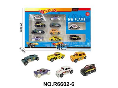 1:64风火轮6款老爷车10只装 - OBL10479929