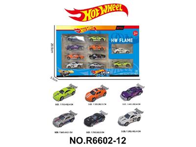 1:64风火轮合金6款10只装（赛车，跑车） - OBL10479936