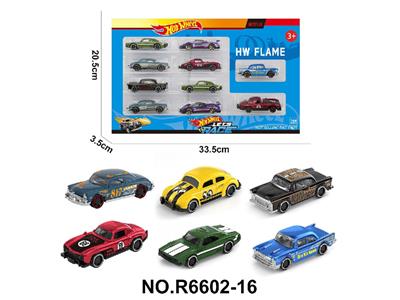 6款1:64风火轮合金车老爷车10只装 - OBL10479940