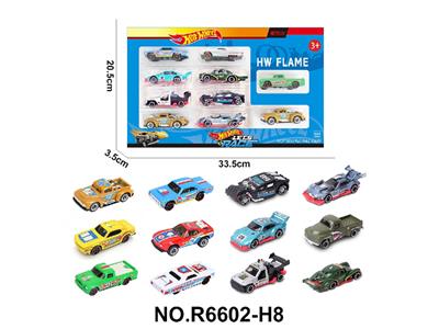 1:64风火轮12款合金车10只装（赛车，跑车，肌肉车，皮卡） - OBL10479964