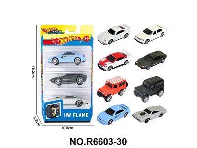 8款1:64风火轮合金车赛车，肌肉车，越野车，跑车3只装 - OBL10479996