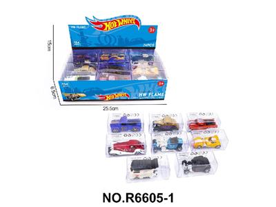 8款1:64风火轮合金老爷车24只装展示盒 - OBL10479997