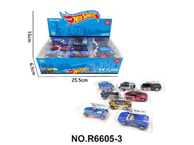 8款1:64风火轮合金车24只装展示盒 - OBL10479999