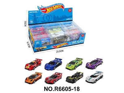 8款1:64风火轮合金车赛车跑车展示盒 - OBL10480009
