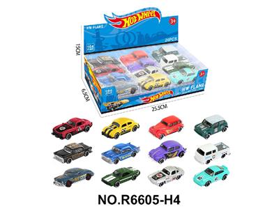 1:64风火轮合金12款24只装展示盒（老爷车） - OBL10480026