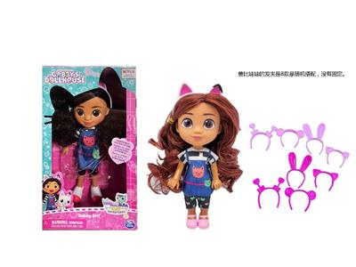 Gabby;s dollhouse  高档6.5寸实身盖比的娃娃屋带耳机【娃娃衣服可以穿的】 - OBL10480983