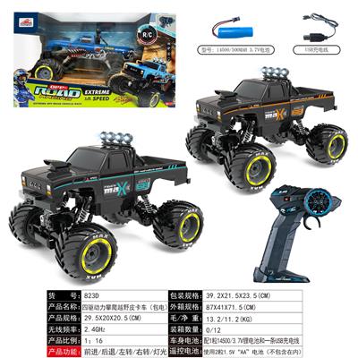 1：16四驱动力攀爬越野皮卡车（包电） - OBL10481747