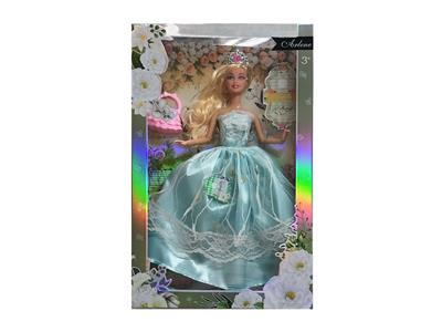 11.5寸实身关节咖啡色芭比公主配饰品 - OBL10482234