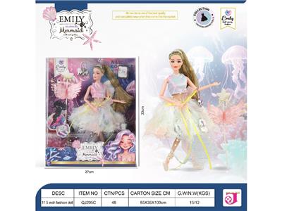 Emily,11.5寸11关节娃娃，水母精灵 - OBL10484084