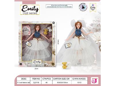 EMILY，11.5寸，11关节婚纱娃娃 - OBL10484113