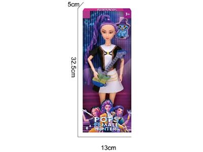 K-POP 猎魔女团动画版11.5寸12关节实身Rumi鲁米打歌芭比带武器 - OBL10484588