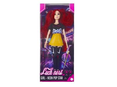 K-POP 猎魔女团动画版11.5寸12关节实身Rumi鲁米打歌芭比带武器 - OBL10484592